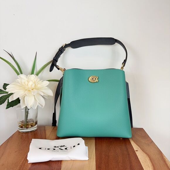 NWT Coach Willow Bucket Bag In Colorblock‎ - Picture 3 of 14